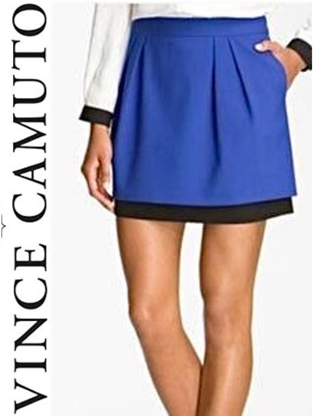 Colorblock Miniskirt